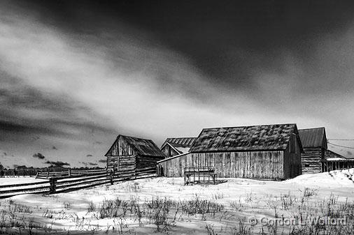 Multi-Barns_DSCF03980BW.jpg - Photographed near Almonte, Ontario, Canada.