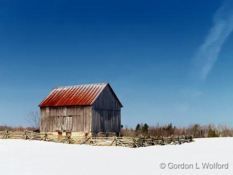 Snowscape_DSCF04078.jpg - Photographed near Scotch Corners, Ontario, Canada.