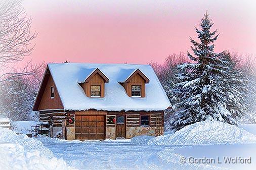 Snowscape_32576.jpg - Photographed at sunrise near Port Elmsley, Ontario, Canada.